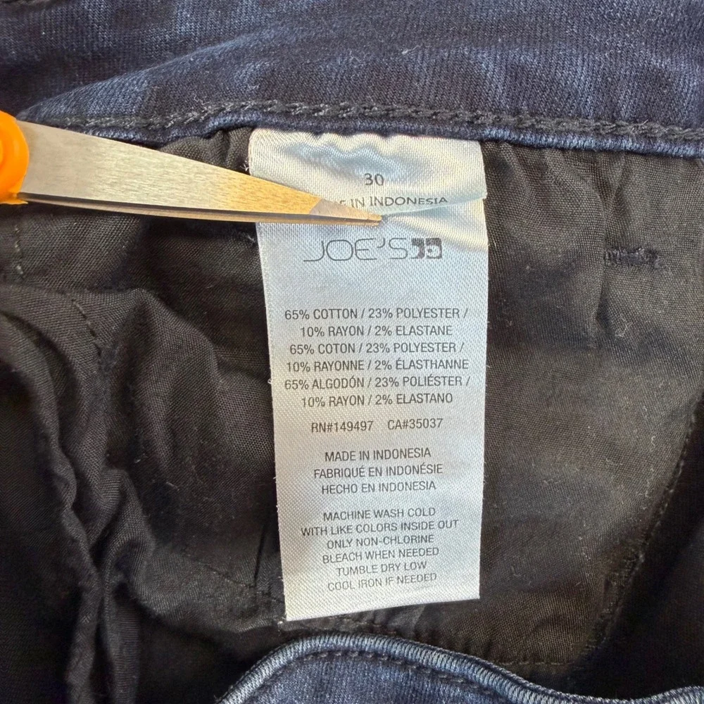 Joes Jeans Skinny‎ Jeans Women's Size 30 Blue Dark Wash Stretch Denim